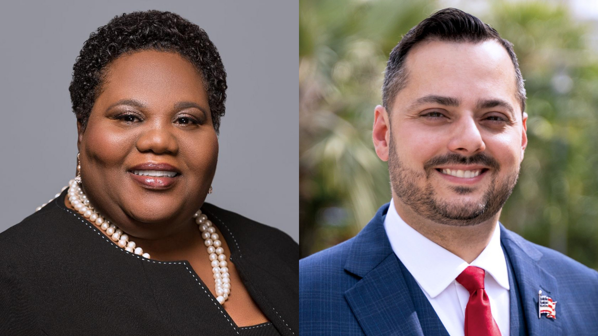 Renee Gordon, left, and Cristobal David Padron.